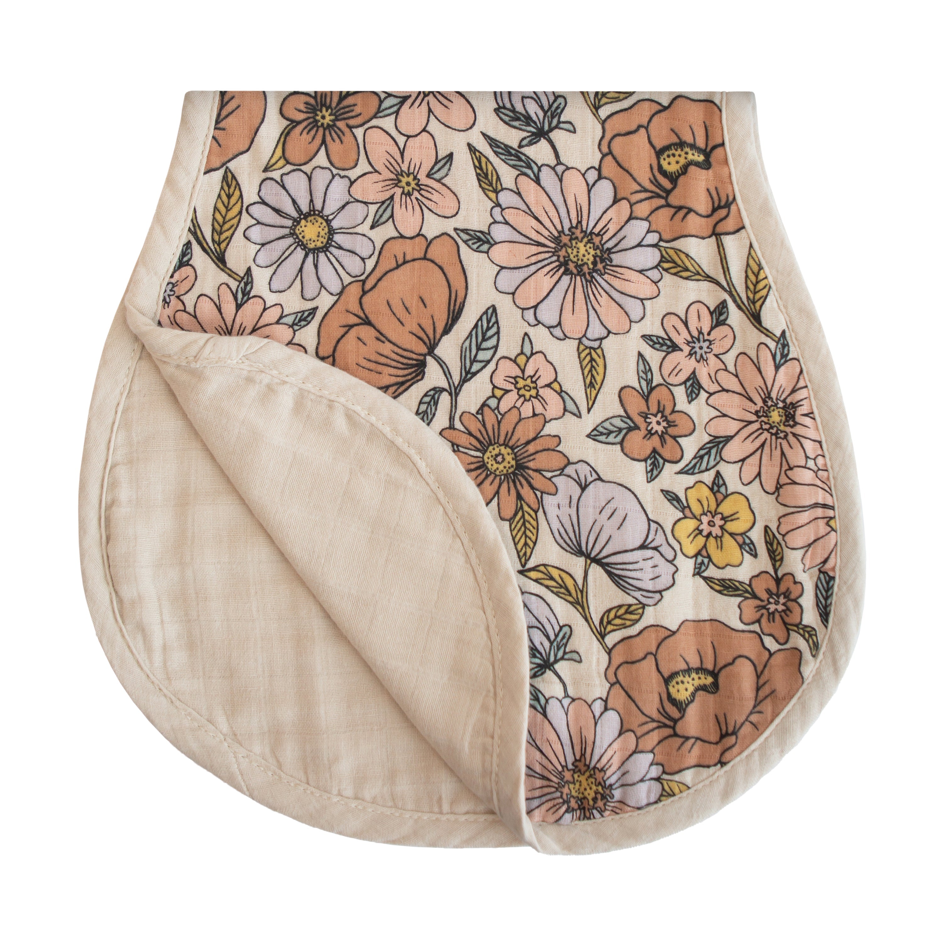 Image of Organic Cotton Muslin Burp Cloth 2-Pack